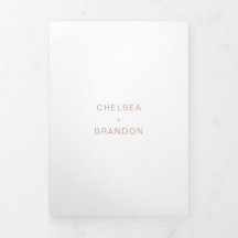 Chelsea Taupe Moderne Hochzeit