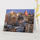 CHELSEA TWILIGHT Jumbo Grußkarte Karte (Gelbe Blume)