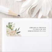 CHELSEA Watercolor White Blooms Wedding Invitation (Insitu)