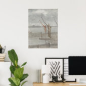 Chelsea Wharf - James Whistler Fine Art Poster (Heimbüro)