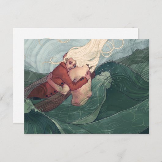 Chelsea's Postkarten Serie I: Floating, Drowning (Vorne/Hinten)