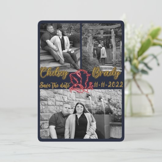 Chelsey Einladung (Stehend Vorderseite)