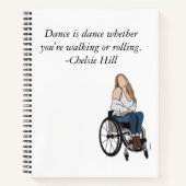 Chelsie Hill Dance is Dance notebook Notizblock (Vorderseite)