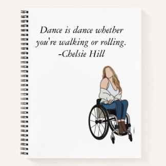 Chelsie Hill Dance is Dance notebook Notizblock