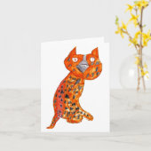 Chelsy Gepard • Carly Bowerman, altern 6 - Karte (Gelbe Blume)