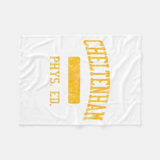 Cheltenham High School Hs Wyncote Pa Phys Ed  Fleecedecke (Vorderseite (Horizontal))
