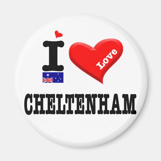 CHELTENHAM - I-Liebe Magnet (Vorne)