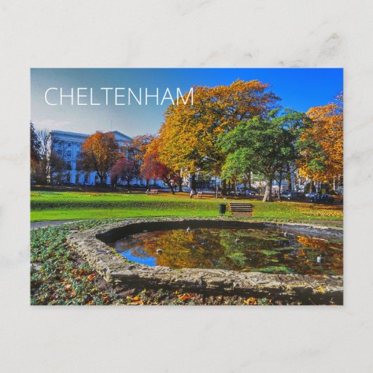 Cheltenham Postkarte (Vorderseite)