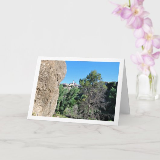 Chelva Town on Mountain, Spanien Karte (Orchidee)