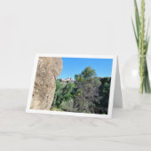 Chelva Town on Mountain, Spanien Karte (Vorderseite)