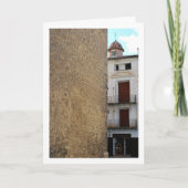 Chelva Town Portrait, Valencia Spanien, Spanisch Karte (Vorderseite)