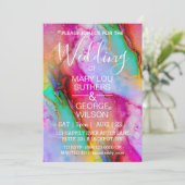 Chem 7 Hochzeit Einladung (Stehend Vorderseite)