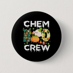 Chem Boo Crew Halloween Chemist Match Button
