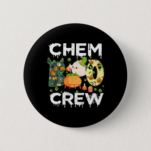Chem Boo Crew Halloween Chemist Match Button (Vorderseite)