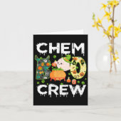 Chem Boo Crew Halloween Chemist Match Karte (Gelbe Blume)