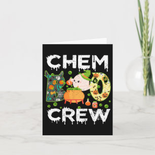 Chem Boo Crew Halloween Chemist Match Karte