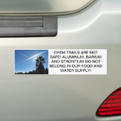 CHEM SPUREN SIND NICHT SICHER AUTOAUFKLEBER (Auf Auto)
