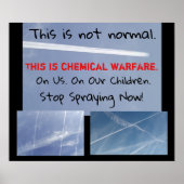 Chem Trail Educational Poster (Vorne)
