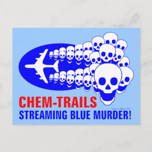 Chem Trails Postkarte