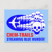 Chem Trails Postkarte (Vorderseite)