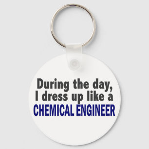 Chemical Engineer During The Day Schlüsselanhänger