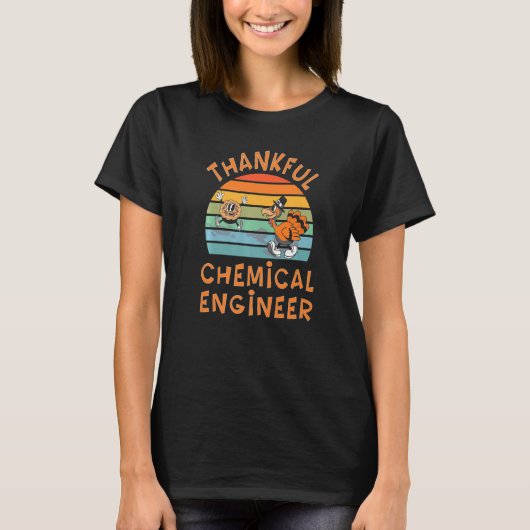 Chemical Engineer Job Thanksgiving T-Shirt (Vorderseite)