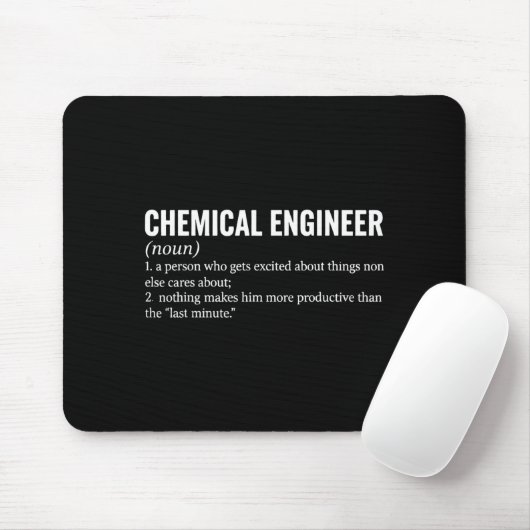 Chemical Engineer Profession Definition Engineerin Mousepad (Mit Mouse)