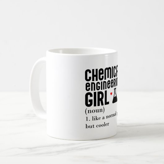 Chemical Engineering Kaffeetasse (Vorderseite Links)
