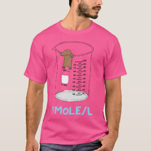 Chemie 1 Mol pro Liter für Mol oder Avogadro-Tag T-Shirt