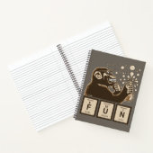 Chemie-Affe entdeckte Spaß Notizbuch (Innenseite)