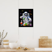 Chemie Astronautin Poster (Küche)