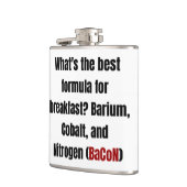 Chemie Bacon Pun Vater Joke Science Funny Flachmann (Links)