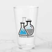Chemie Beakers Science Matters Drinks Glas (Rückseite)