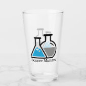 Chemie Beakers Science Matters Drinks Glas (Vorderseite)