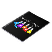 Chemie-bedeutende Notizbuch-Spirale -gehend Notizblock (Linke Seite)