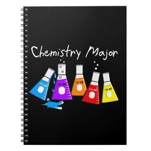 Chemie-bedeutende Notizbuch-Spirale -gehend Notizblock (Vorderseite)