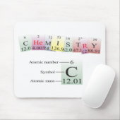 Chemie buchstabiert mit Elementen Mousepad (Mit Mouse)