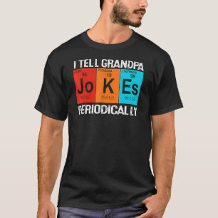 Chemie Chemiker Vintage Ich erzähle Opa Witze Per T-Shirt
