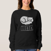 Chemie Chemist Ion Cat Sweatshirt (Vorderseite)