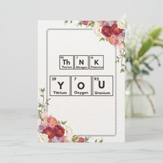 Chemie danke (Stehend Vorderseite)