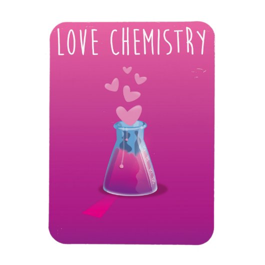 Chemie der Liebe Magnet (Vertikal)