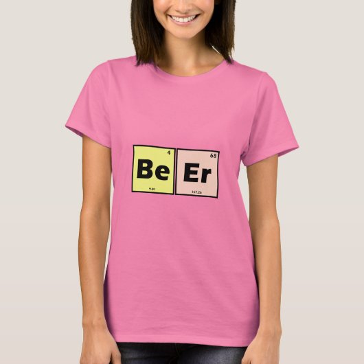 Chemie des T - Shirt Bier (Vorderseite)