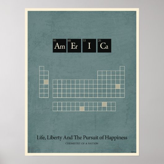 Chemie einer Nation Poster (Vorne)