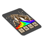 Chemie Einhorn erbricht Regenbogen Magnet (Rechte Seite)