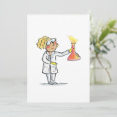 Chemie Einladung (Stehend Vorderseite)