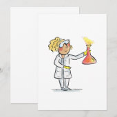 Chemie Einladung (Vorne/Hinten)