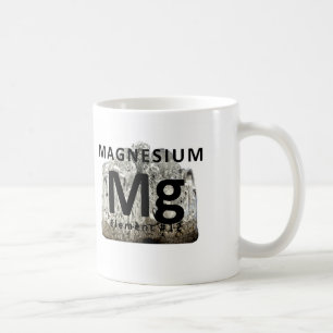 Chemie-Element-Magnesium-Kaffee-Tasse - Magnesium Kaffeetasse
