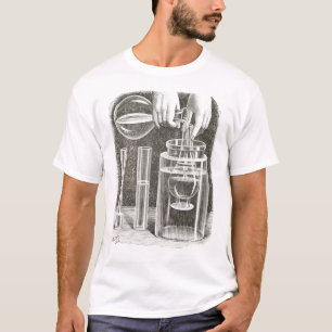 Chemie Experiment Mad Scientist Barkeeper T-Shirt