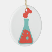 Chemie-Flasche Keramik Ornament (Rechts)