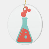 Chemie-Flasche Keramik Ornament (Links)